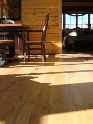 Antique rock elm flooring