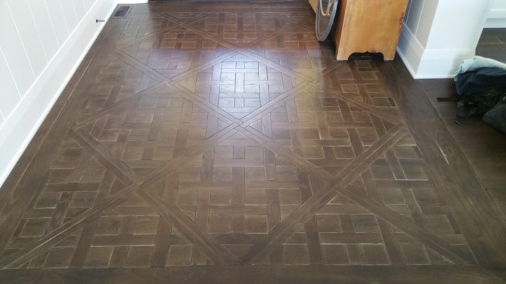 Basket Weave Wood Floor