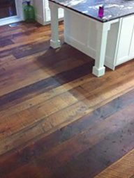 Antique reclaimed hemlock barn board flooring