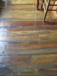 Antique reclaimed hemlock flooring