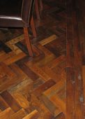 Antique reclaimed hemlock herringbone