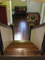 Antique reclaimed hemlock treads